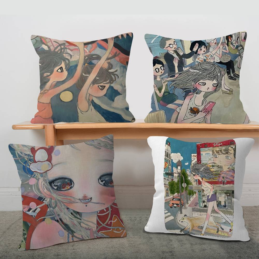 Aya Home Textiles - Funda de cojín A-Aya Takano para