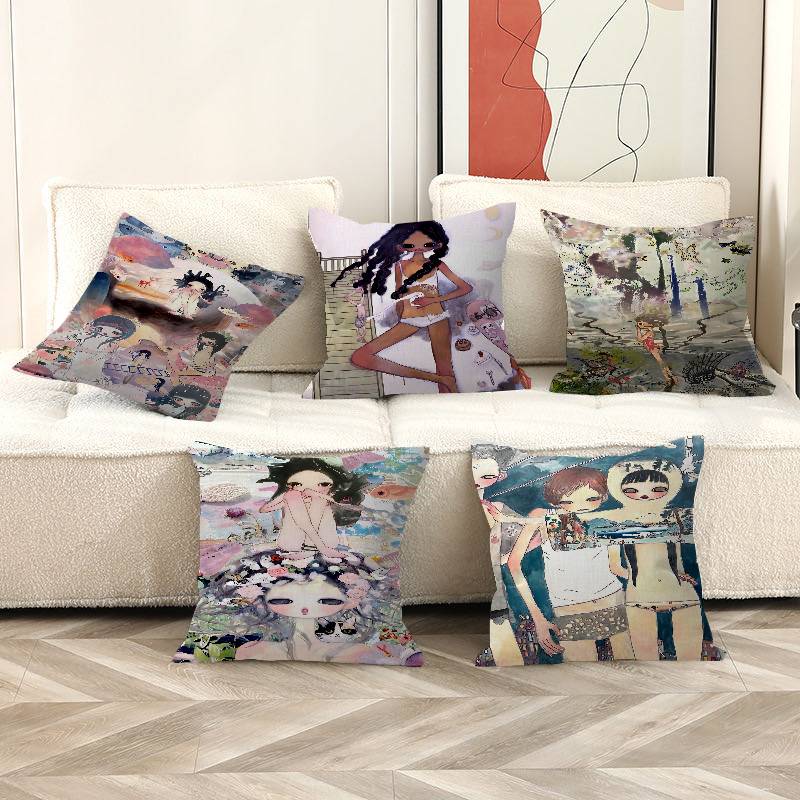 Aya Home Textiles - Funda de cojín A-Aya Takano, funda