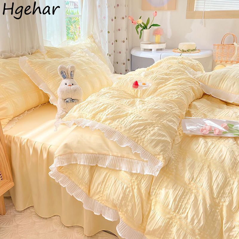 Home Fashion Textiles - Funda nórdica dulce princesa cómoda para