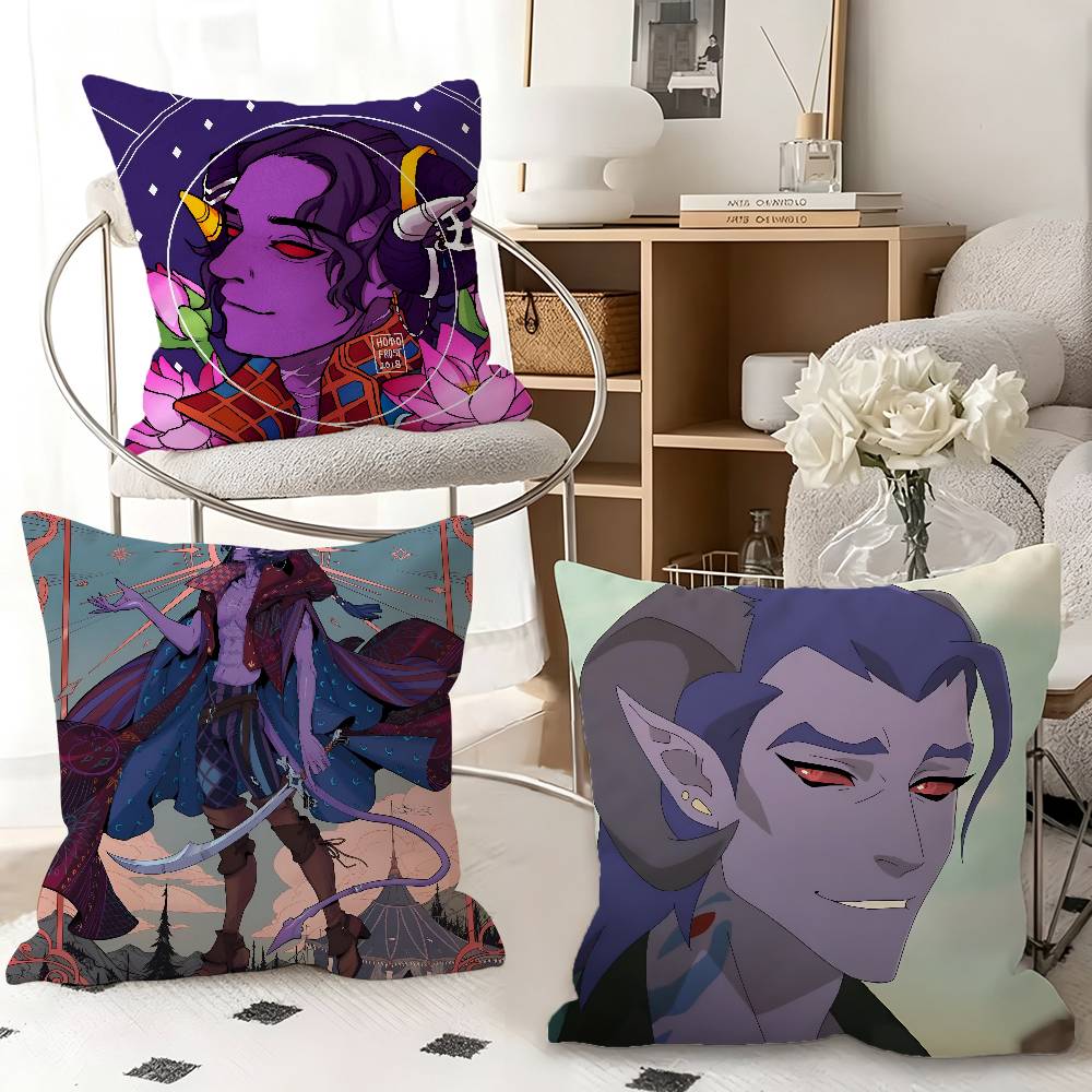 Home Fashion Textiles - Funda de almohada cuadrada de Anime