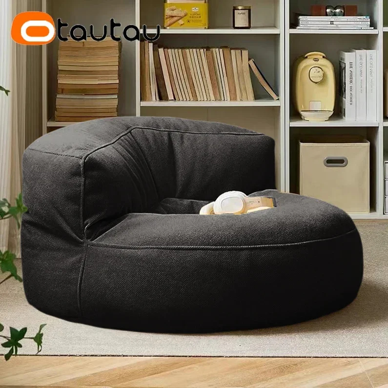 Floor Cushion Pouf - OTAUTAU-puf con relleno impermeable, PUF, silla,