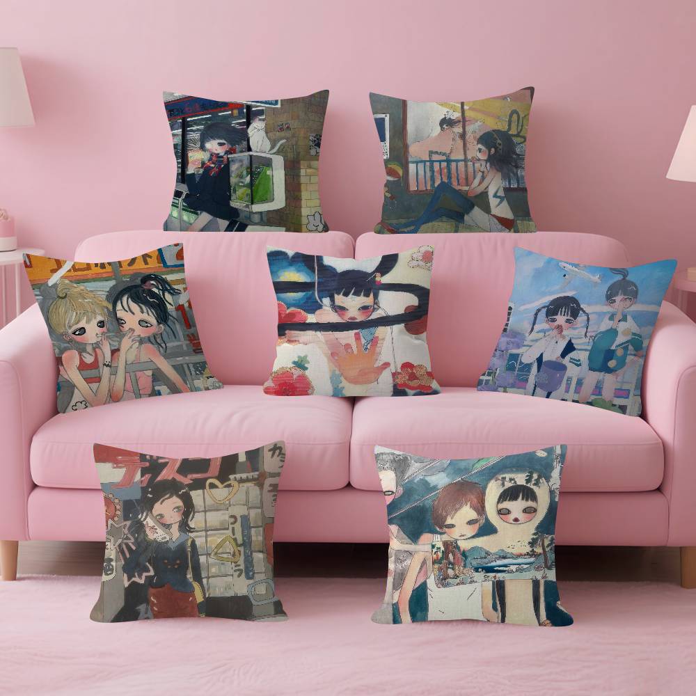 Aya Home Textiles - Almohada de Anime Art Aya Takano