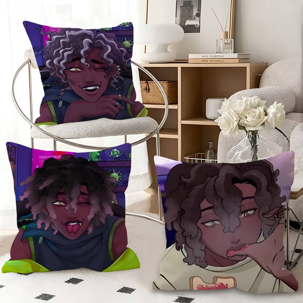 Home Fashion Textiles - Funda de almohada cuadrada de moda