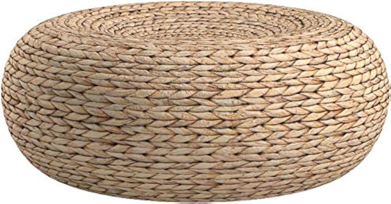 Floor Cushion Pouf - Cojín puf de paja hecho a