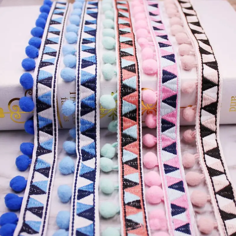 Home Ec Textiles - Pompones de encaje de 1 a