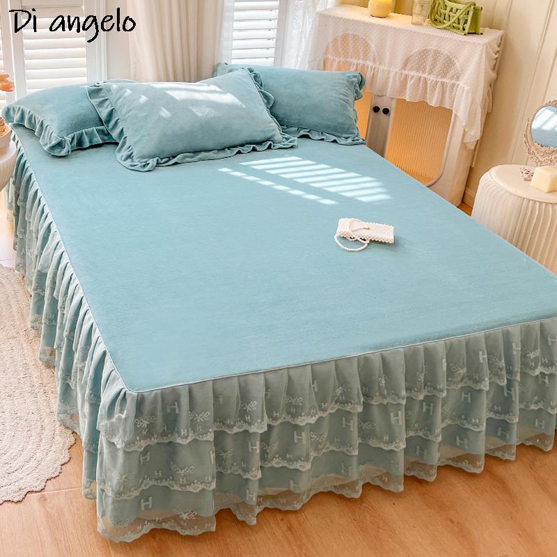 Falda de cama de estilo europe - Home Fashion Textiles reseña y precio