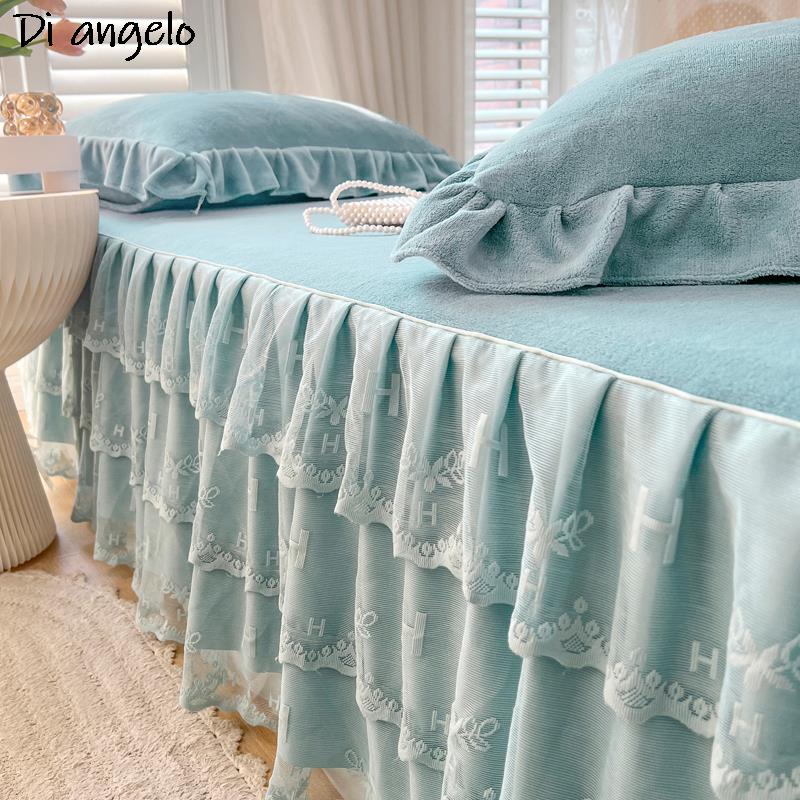 Falda de cama de estilo europe - Home Fashion Textiles reseña y precio