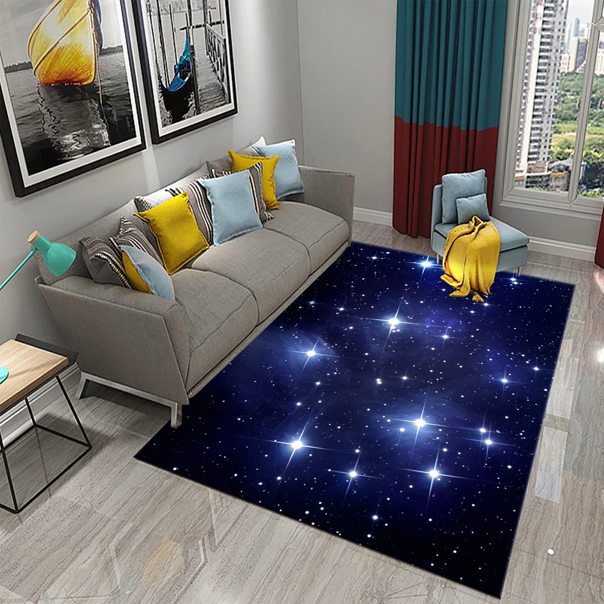 Alfombra de estrella, alfombra - Galaxy Home Textiles reseña y precio