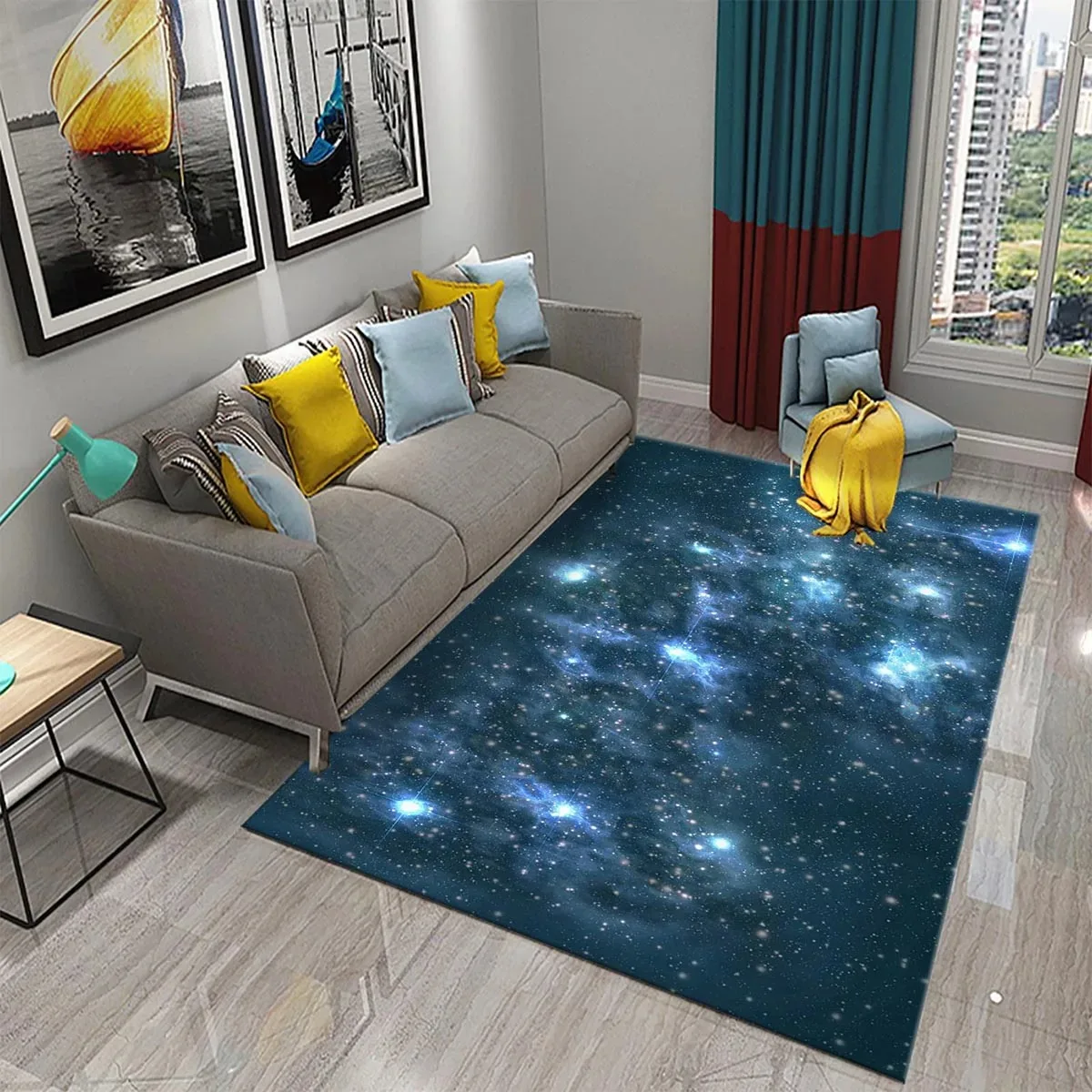 Alfombra de estrella, alfombra - Galaxy Home Textiles reseña y precio