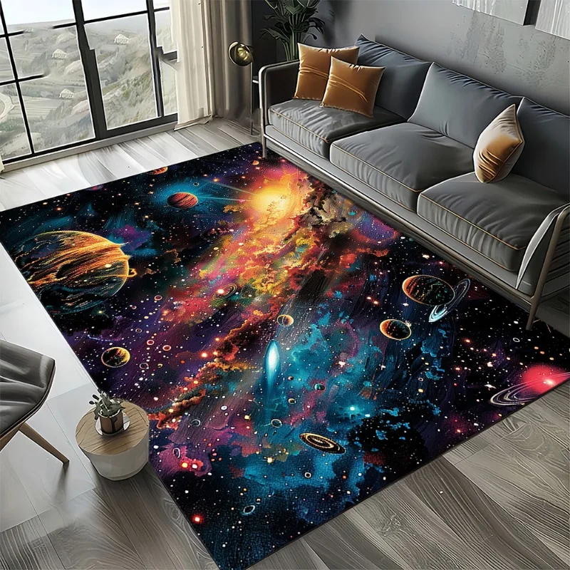 Alfombra de galaxia con agujer - Galaxy Home Textiles reseña y precio