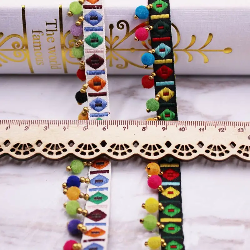 1 yardas/lote de adornos de fl - Home Ec Textiles reseña y precio