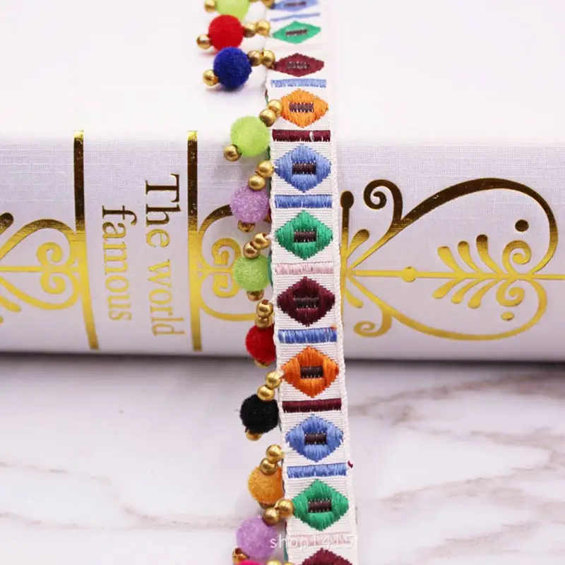 1 yardas/lote de adornos de fl - Home Ec Textiles reseña y precio