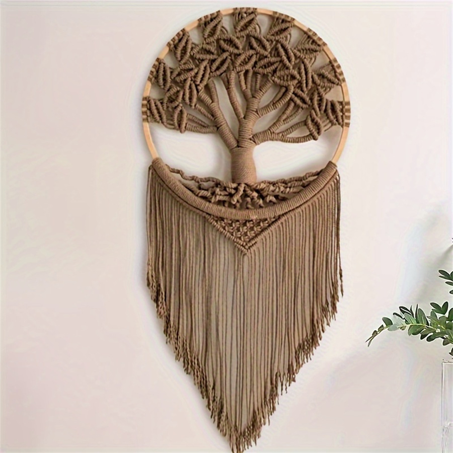 Árbol de la vida macramé colga - Home Textiles Discount reseña y precio