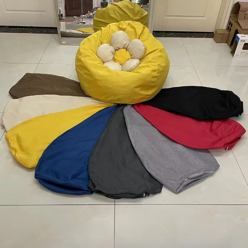 Funda de sofá perezoso, funda  - Floor Cushion Pouf reseña y precio