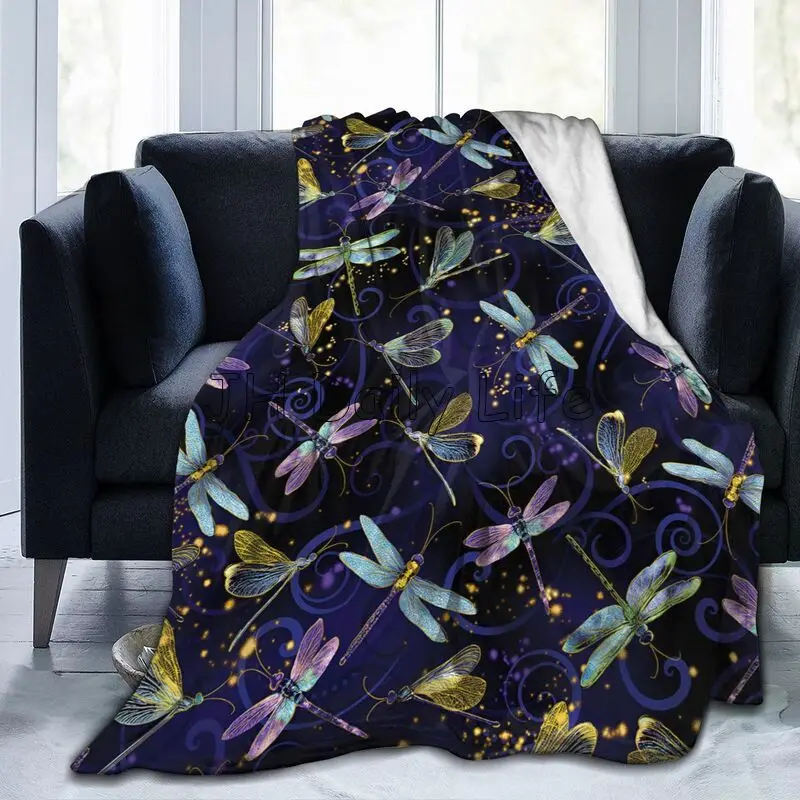 Manta polar libélula galaxia,  - Galaxy Home Textiles reseña y precio
