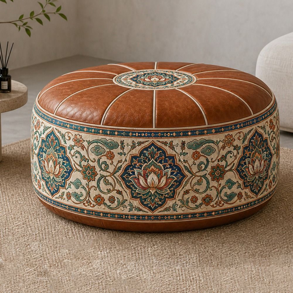 Nuevo Puf Otomano de Cuero PU  - Floor Cushion Pouf reseña y precio