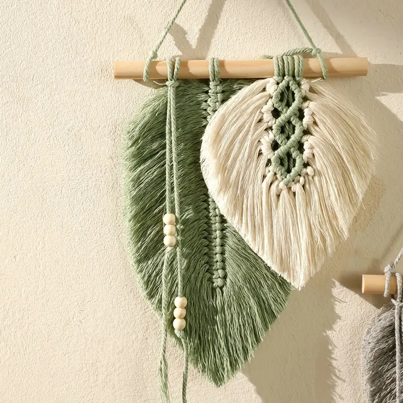 Colgante de pared de hojas de  - Home Textiles Discount reseña y precio