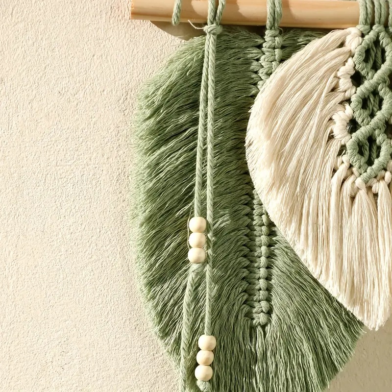 Colgante de pared de hojas de  - Home Textiles Discount reseña y precio