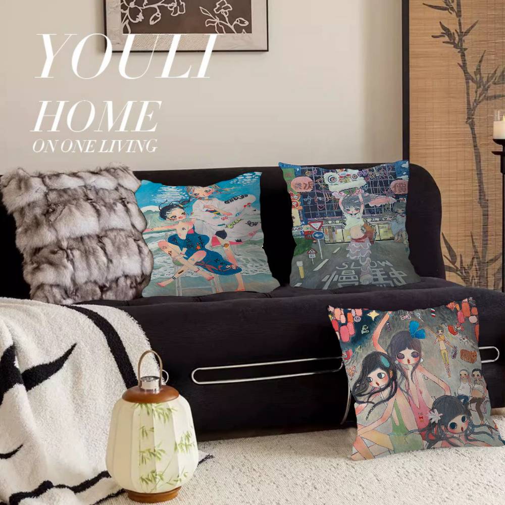 Funda de Cojín con Diseño de A - Aya Home Textiles reseña y precio