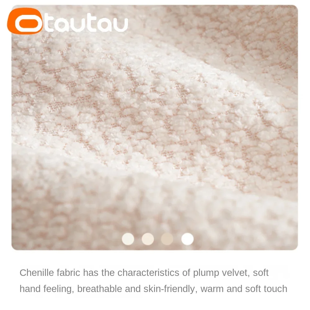 OTAUTAU-funda de chenilla suav - Floor Cushion Pouf reseña y precio