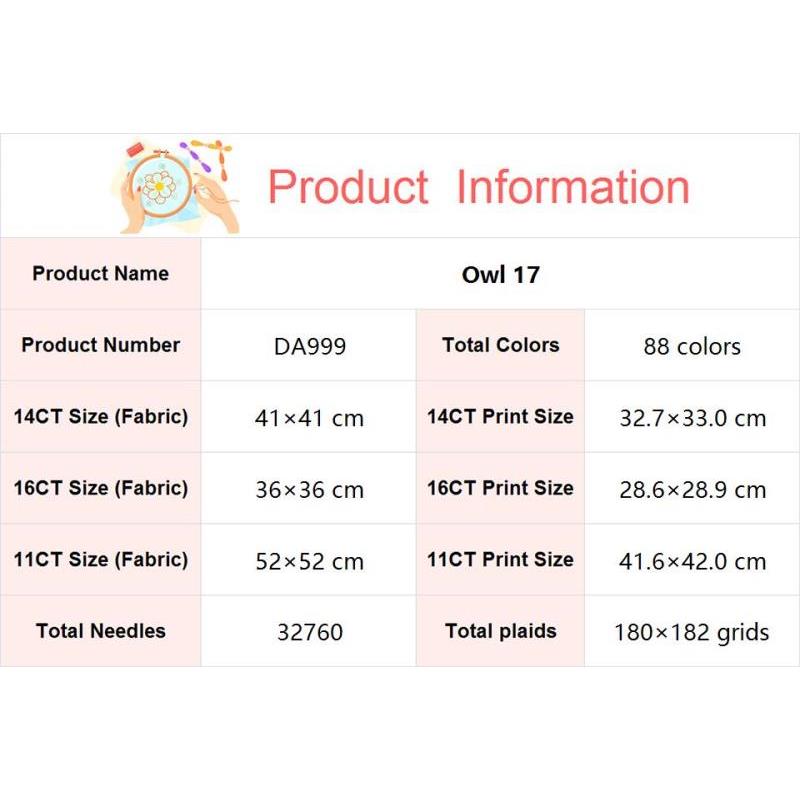 Juego de punto de cruz con dis - Home Textiles Discount reseña y precio