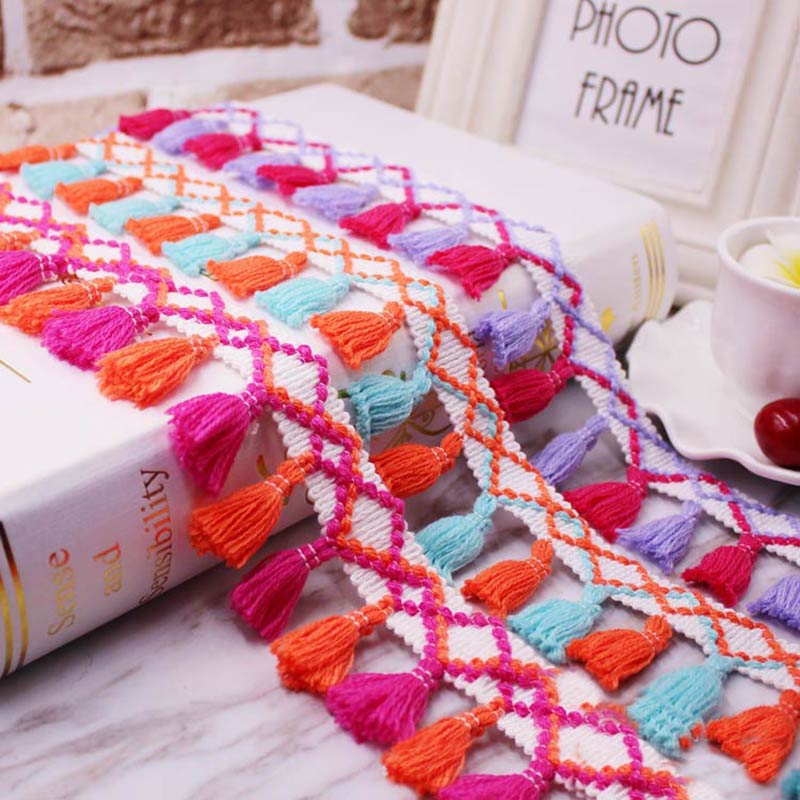 1 yarda/lote, adorno de flecos - Home Ec Textiles reseña y precio