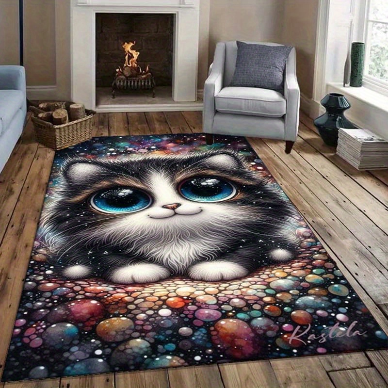 Alfombra Galaxy Cat para dormi - Galaxy Home Textiles reseña y precio