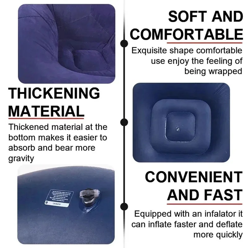 Sofá Inflable Grande, Sillón T - Floor Cushion Pouf reseña y precio
