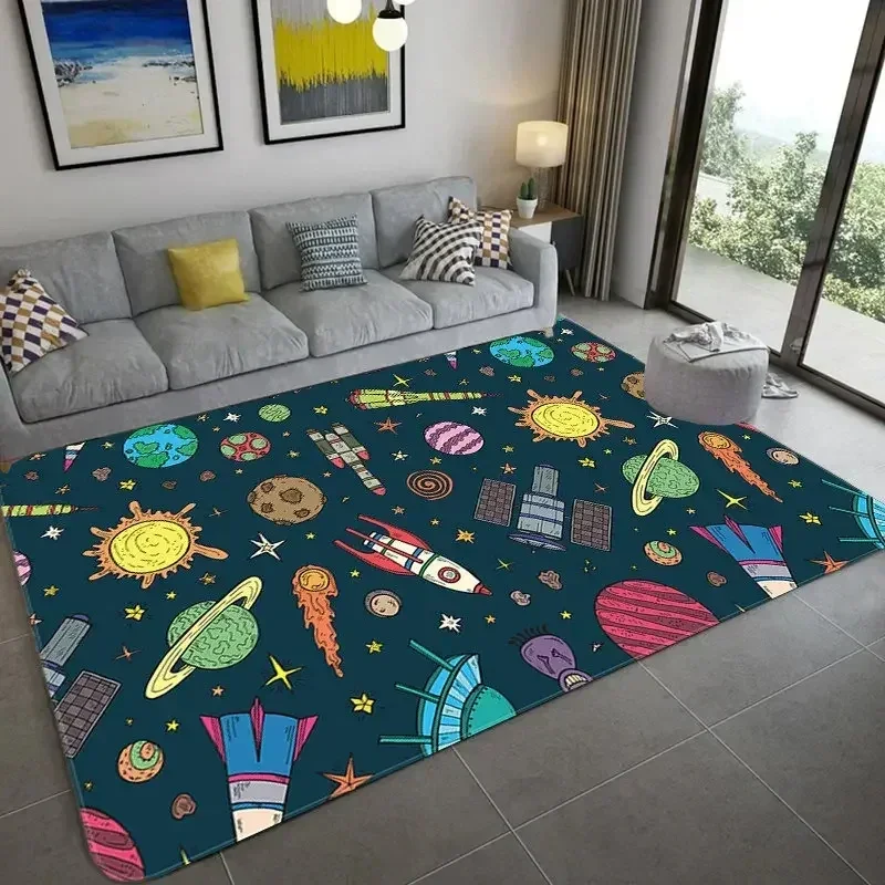 Alfombra de astronauta espacia - Galaxy Home Textiles reseña y precio