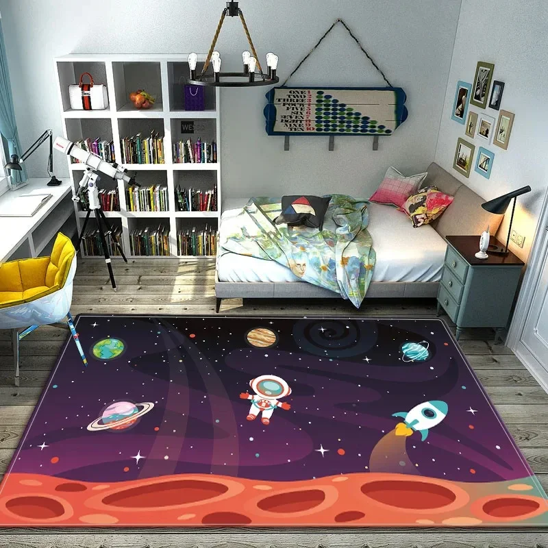 Alfombra de astronauta espacia - Galaxy Home Textiles reseña y precio