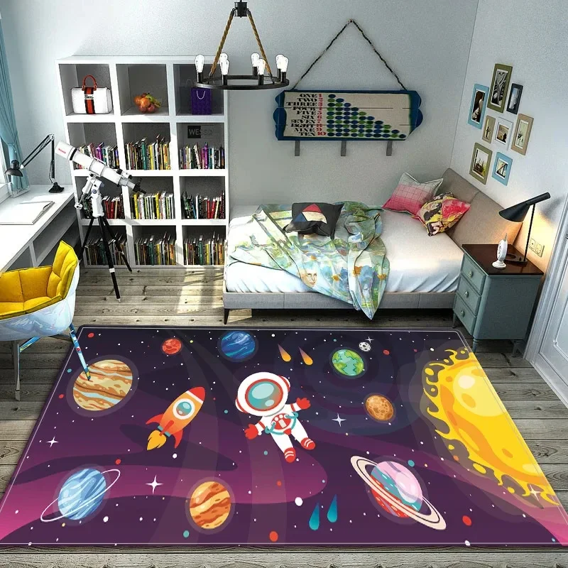Alfombra de astronauta espacia - Galaxy Home Textiles reseña y precio