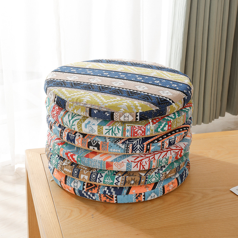 Cojín de suelo redondo de espu - Floor Cushion Pouf reseña y precio