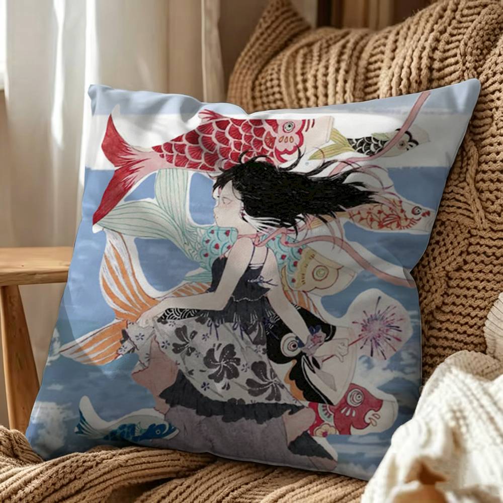 Funda de Cojín con Estampado d - Aya Home Textiles reseña y precio