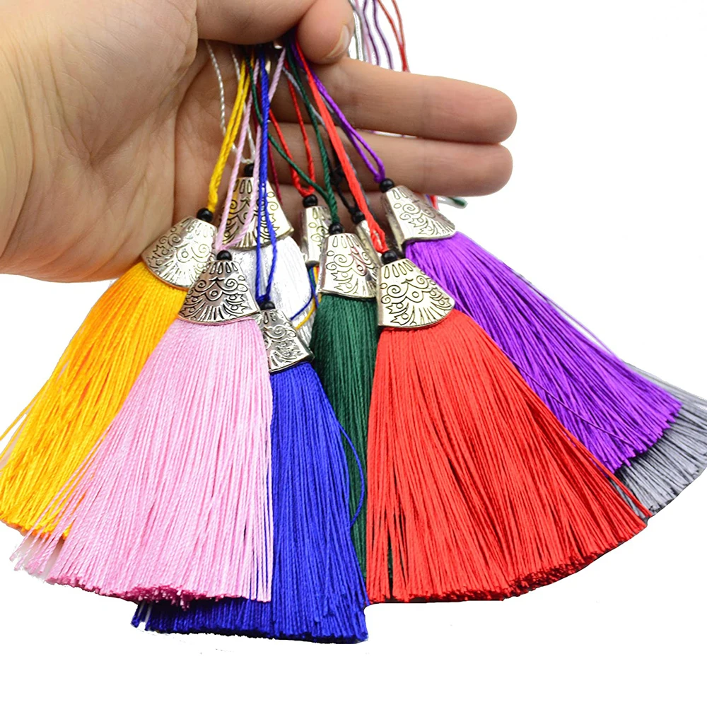 Borlas sedosas hechas a mano c - Home Ec Textiles reseña y precio