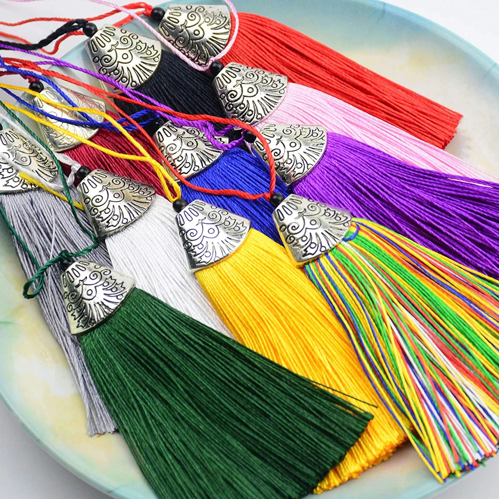Borlas sedosas hechas a mano c - Home Ec Textiles reseña y precio