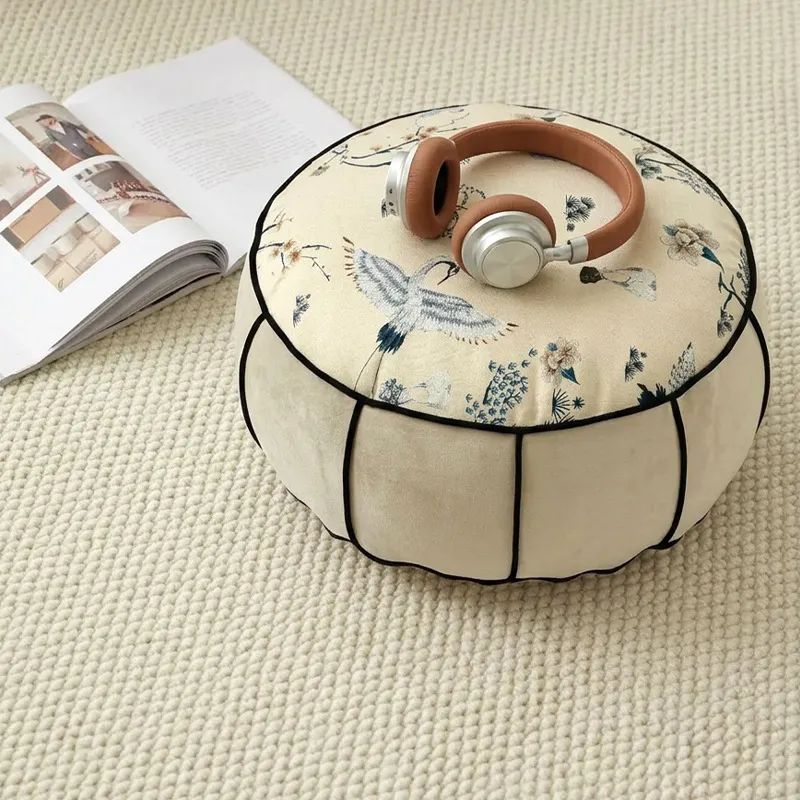 Puf Redondo Estilo Chino, Cojí - Floor Cushion Pouf reseña y precio