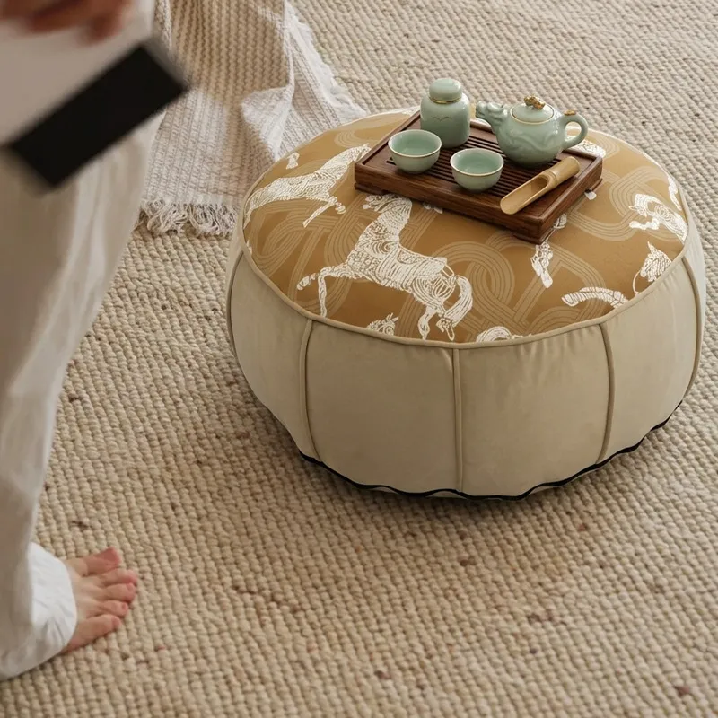 Puf Redondo Estilo Chino, Cojí - Floor Cushion Pouf reseña y precio