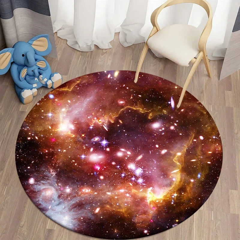 Alfombra redonda de galaxia, a - Galaxy Home Textiles reseña y precio
