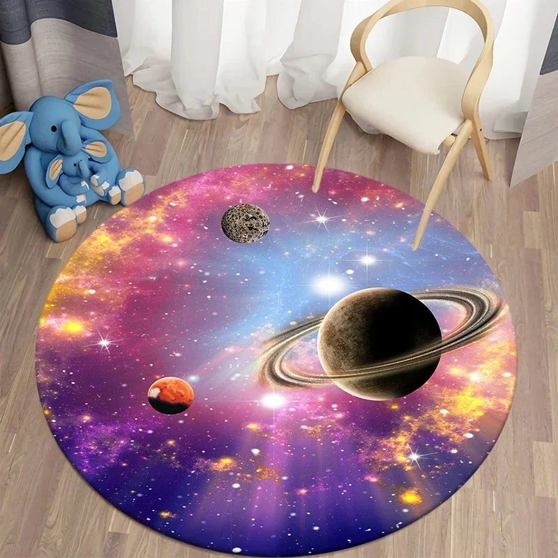 Alfombra redonda de galaxia, a - Galaxy Home Textiles reseña y precio