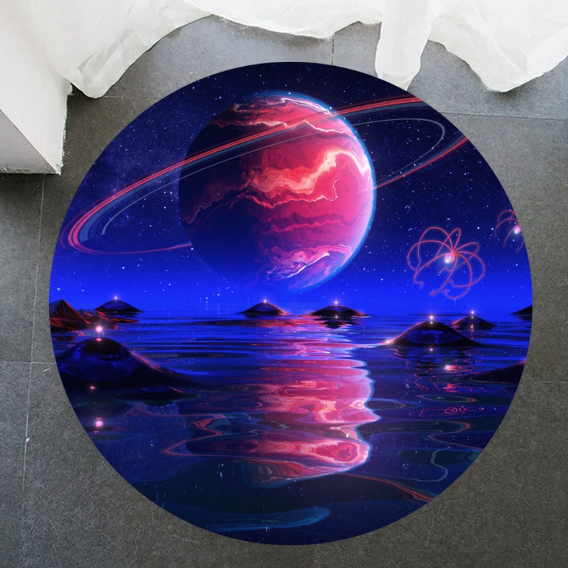 Alfombra redonda de galaxia, a - Galaxy Home Textiles reseña y precio
